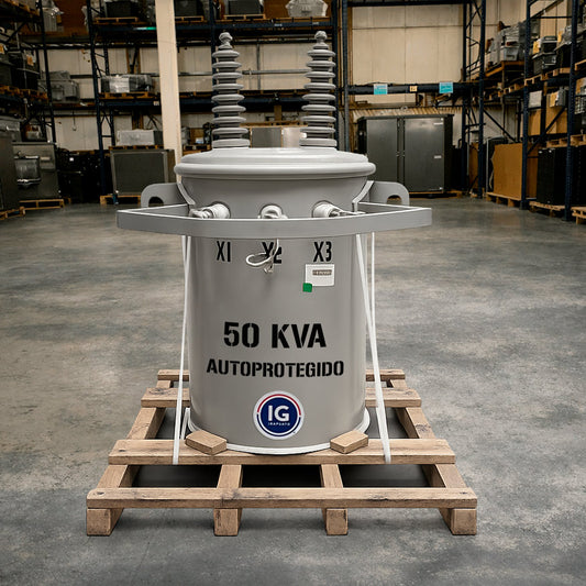 Transformador Tipo Poste AP Monofasico Ig 50 KVA 13200V 120/240V